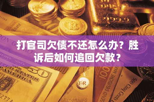 武汉打官司欠债不还怎么办？胜诉后如何追回欠款？