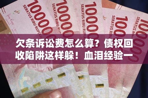 武汉欠条诉讼费怎么算？债权回收陷阱这样躲！血泪经验一次讲透