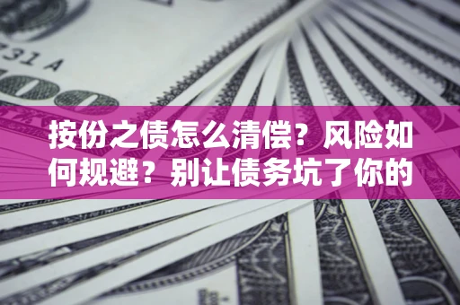 武汉按份之债怎么清偿？风险如何规避？别让债务坑了你的钱袋子！