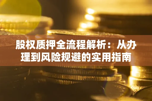 武汉股权质押全流程解析：从办理到风险规避的实用指南
